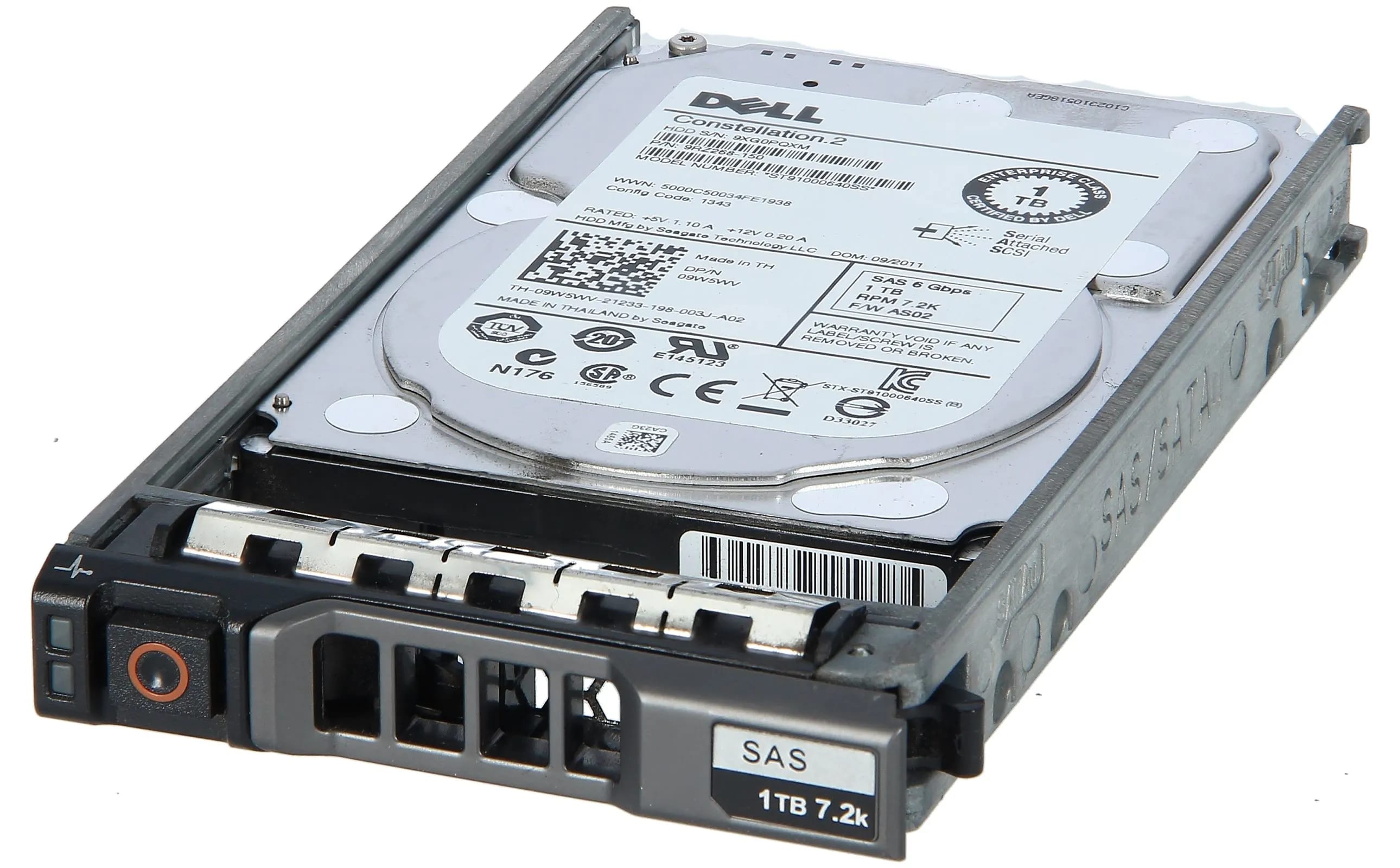 Dell 1TB SAS 7.2K 6Gbps 2,5"  SFF