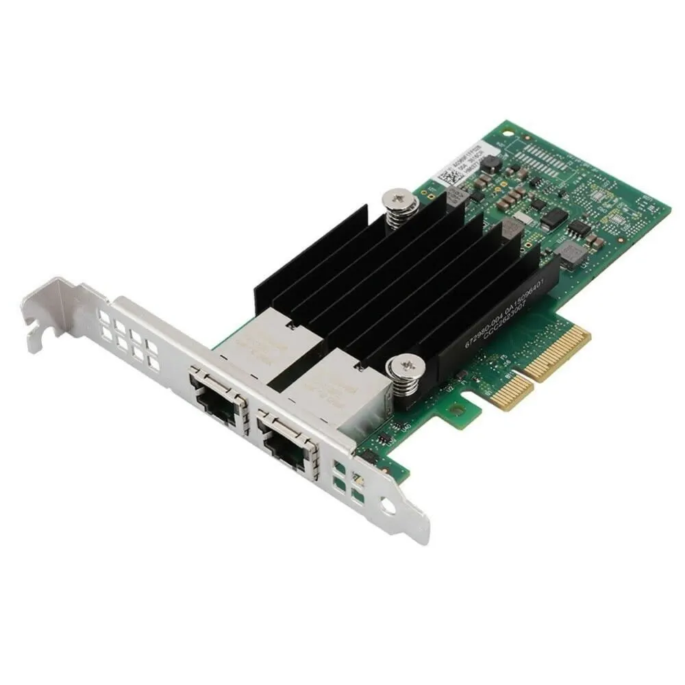 Dell Intel X550-T2 LAN Controller 10 Gigabit Dual Port Converged Ethernet 2x 10GbE RJ-45 4V7G2