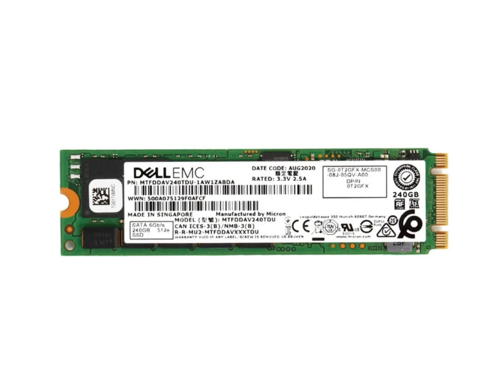 Dell Micron 240GB M.2 SATA-3 6Gbps 
