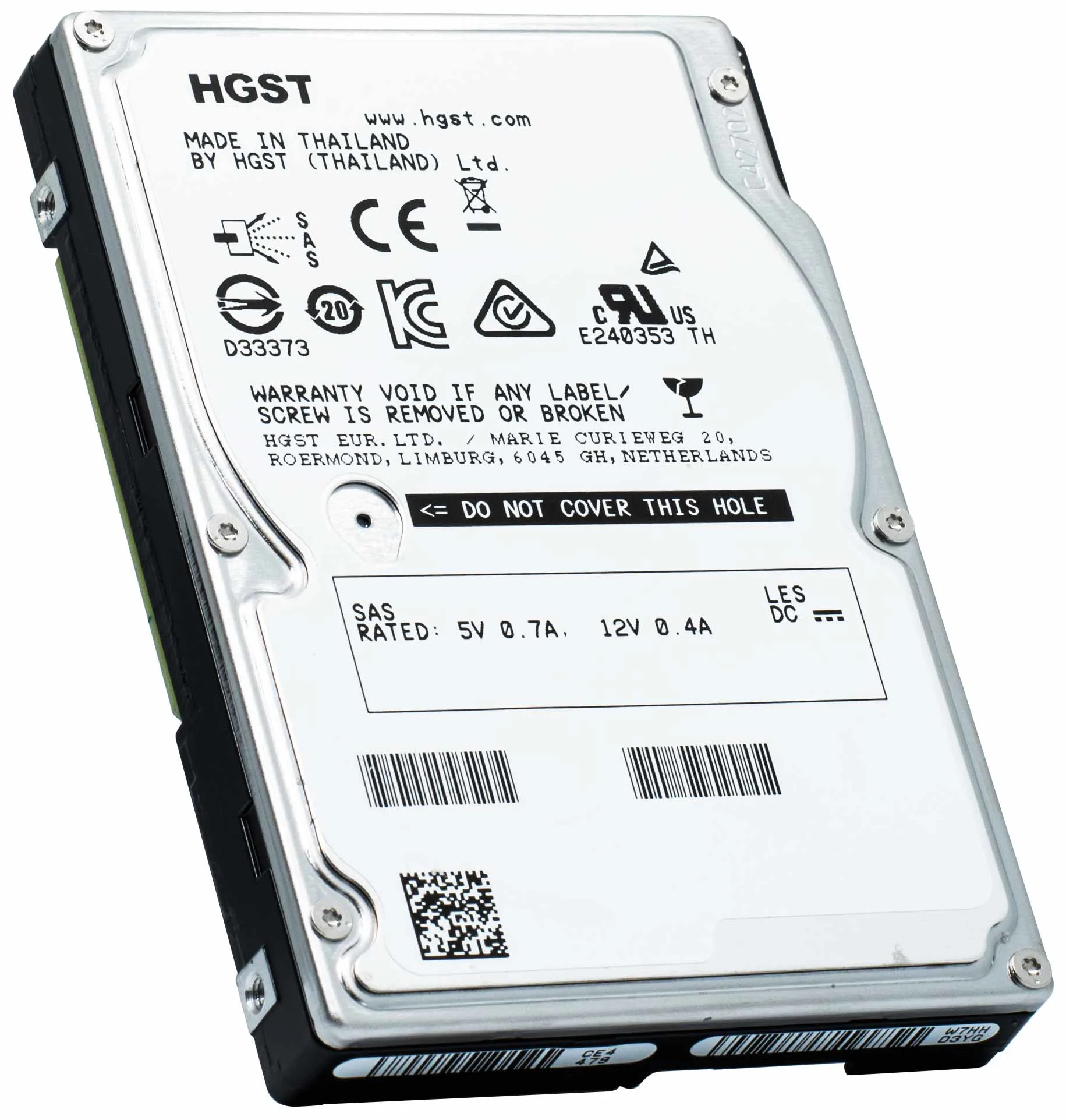 HGST 300GB SATA 15K 12Gbps 2,5" SFF Renew