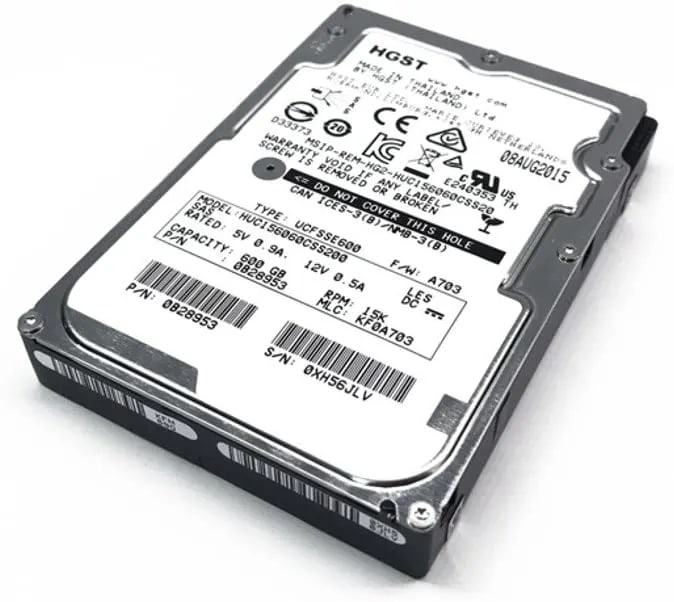 HGST 600GB SAS 10k 6Gbps 2,5" SFF