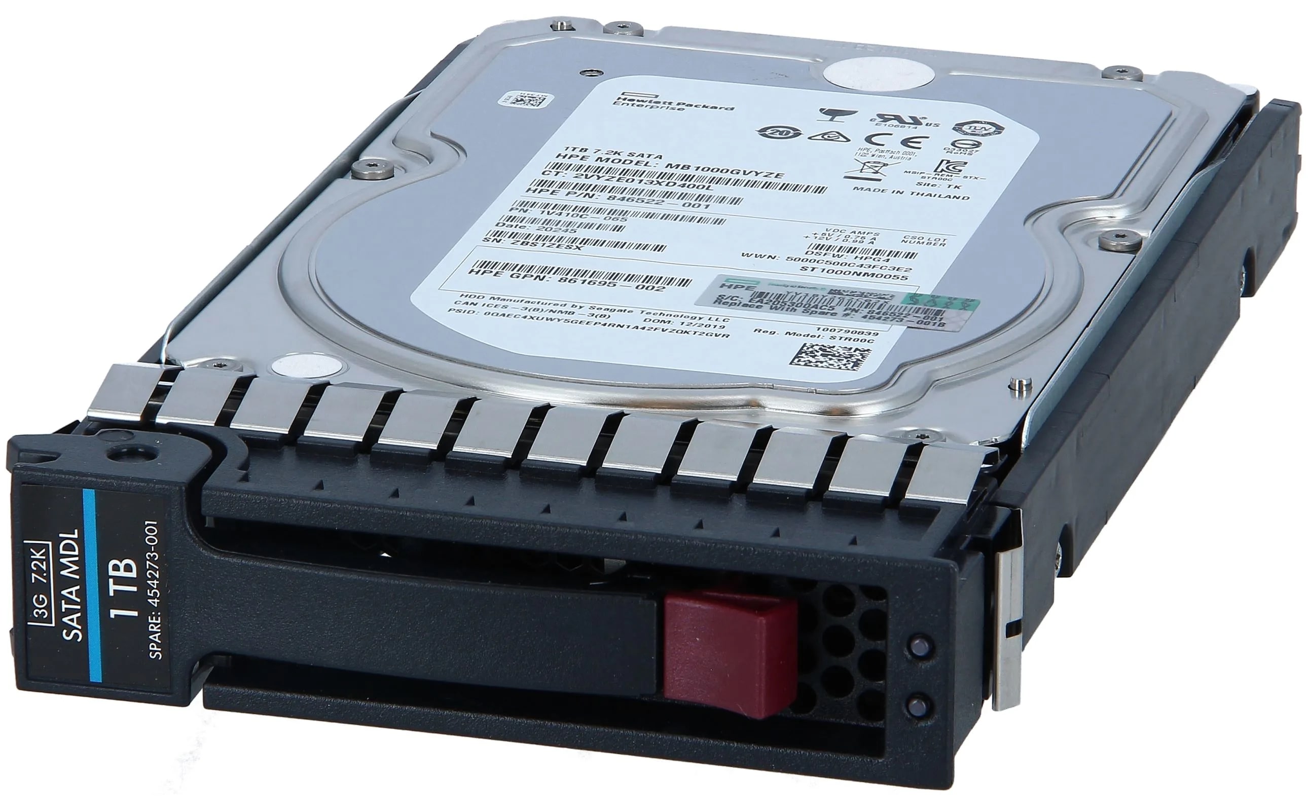 HP 1TB SAS 7.2K 12Gbps  2,5" SFF - P/N: 605832-002
