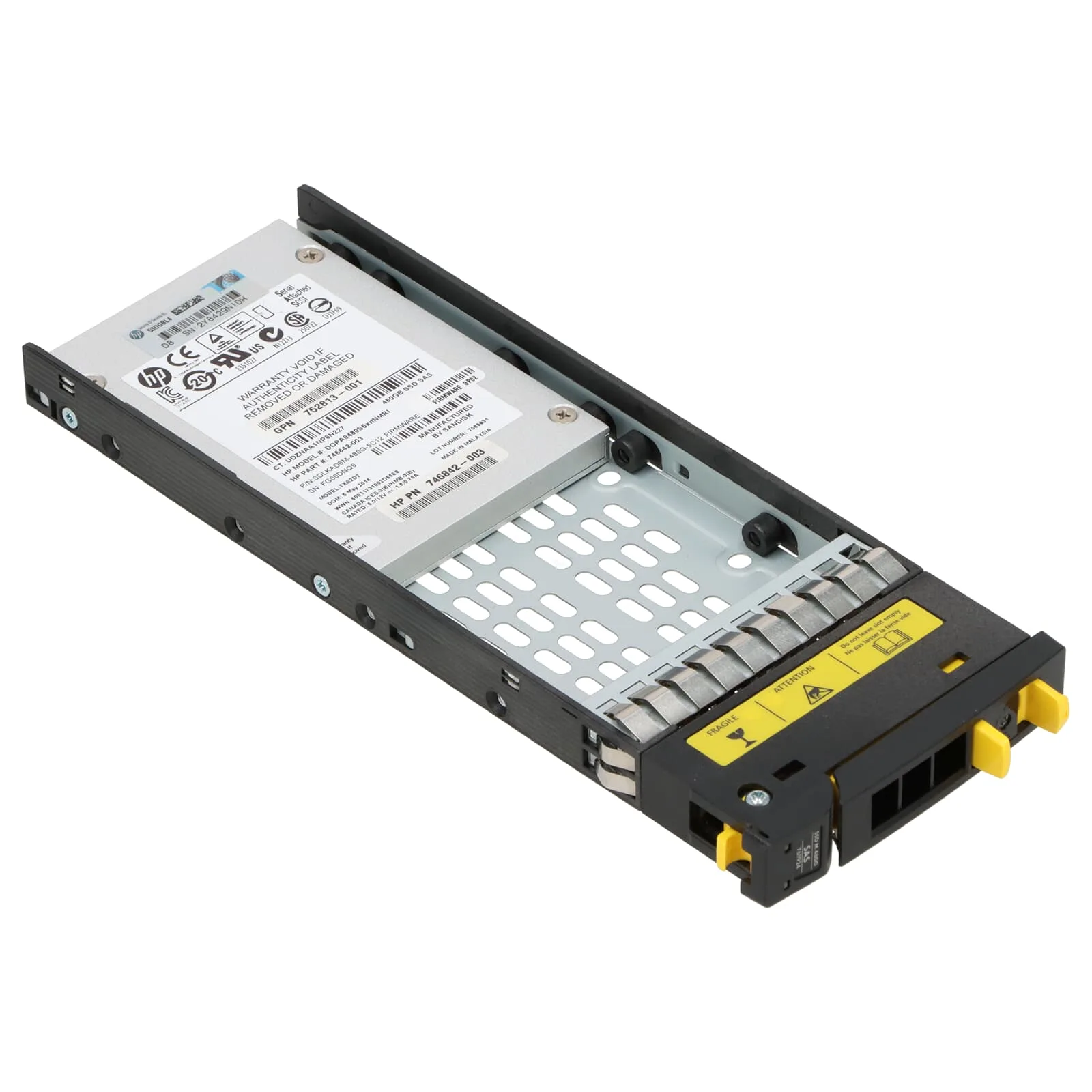 HP 480GB SAS  6Gbps 2,5" SFF P/N: 746842-003