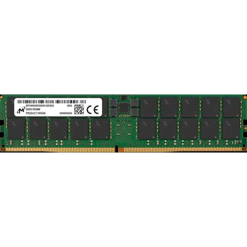 Micron 64GB DDR5-6400MHz ECC RDIMM - MTC40F2046S1RC64BD2