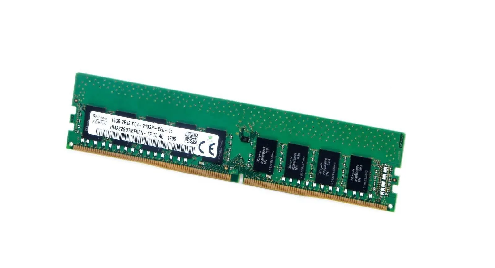 SK  Hynix 16Gb 2133Mhz ECC UDiMM HMA82GU7MFR8N-TF 