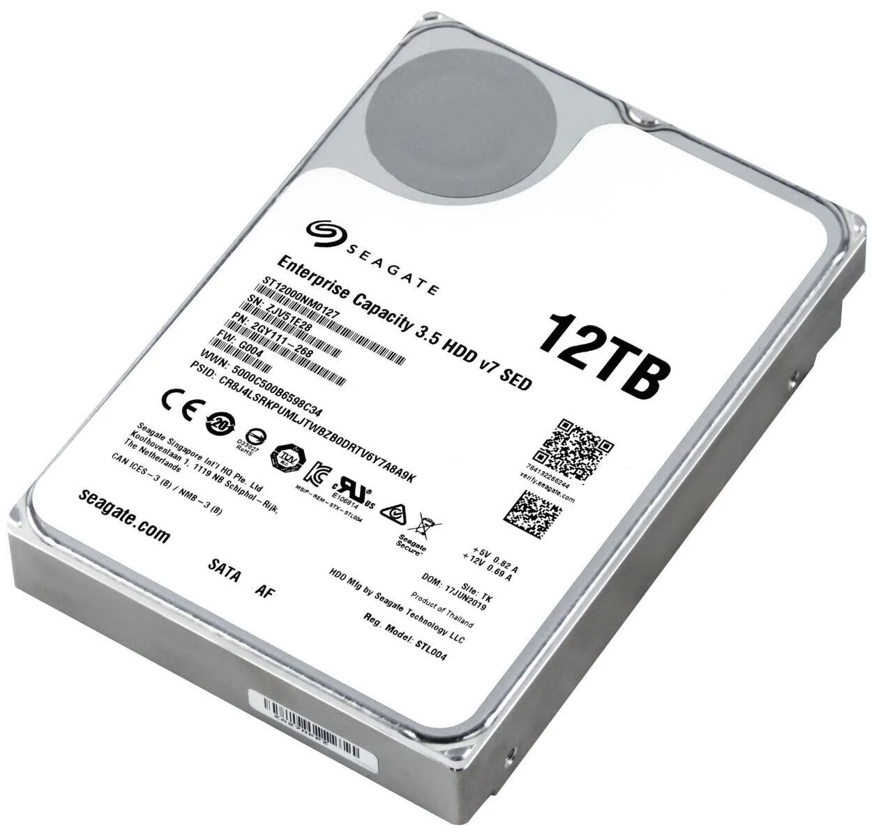 Seagate Exos X12 12TB SAS 7.2K 12Gbps 3,5" LFF