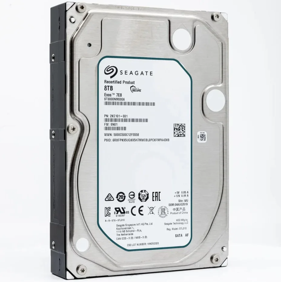Seagate NEW 8TB SATA 7.2K 6Gbps 3,5" LFF