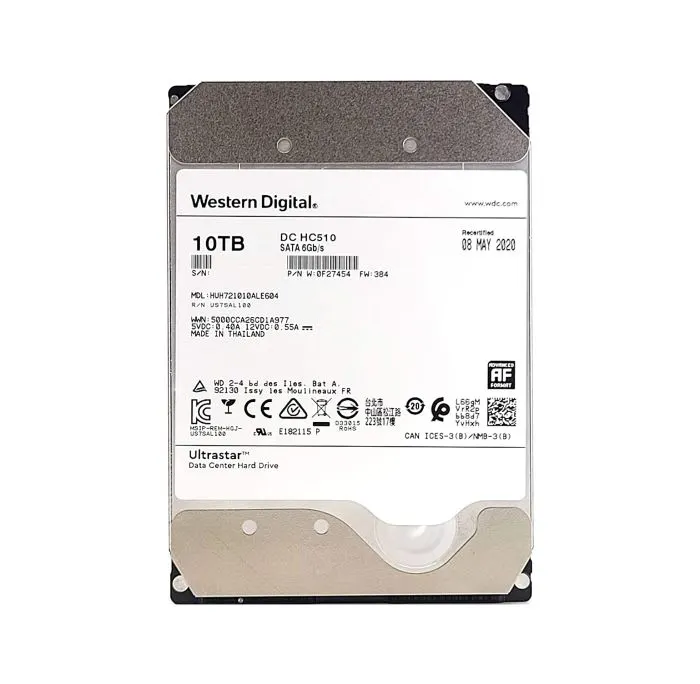 WD Ultrastar DC HC510 10TB SATA 7,2K 6Gbps 3,5" LFF