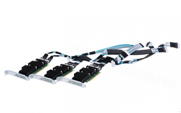 Dell 12x U.2 NVMe Extender Expansion Kit 3x 01YGFW W6N4M 1