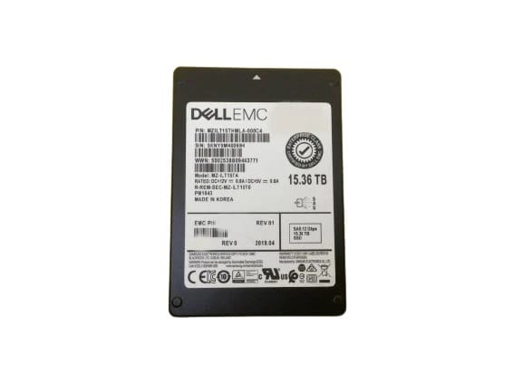 Dell Enterprise 15.36TB SAS SSD 12G P/N: 0V51HG 1