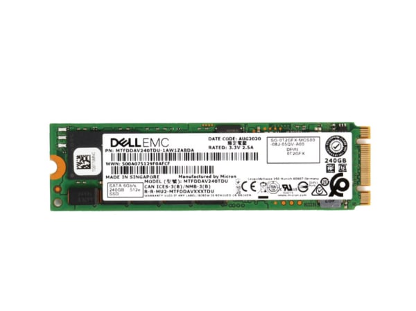 Dell Micron 240GB M.2 SATA-3 6Gbps 1