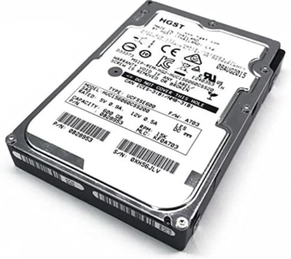 HGST 600GB SAS 15K 12Gbps 2,5" SFF 1
