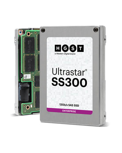 HGST S3300 7.68TB SAS SSD 12Gbps SFF 1