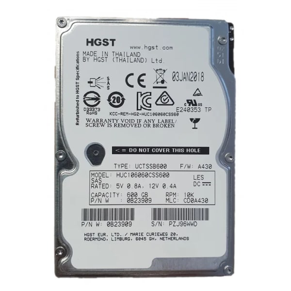 HGST Ultrastar 15K600 600GB SAS 15K 6Gbps 3,5" LFF 2