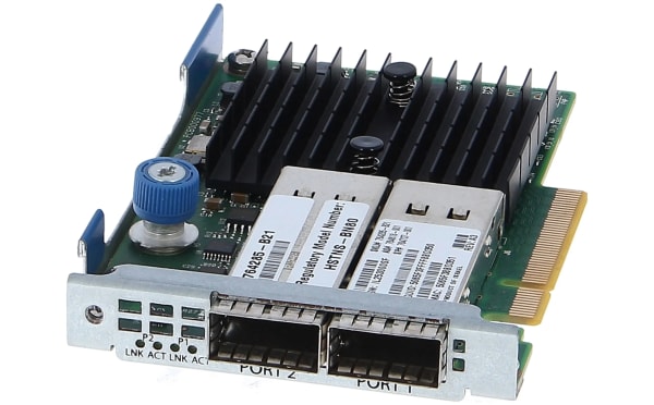 HP 544FLR FDR/Ethernet 10Gb/40Gb 2x QSFP Adapter - P/N: 764285-B21 1