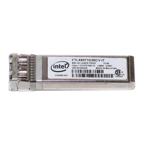 Intel 10Gb SR SFP+ Module Transceiver - P/N: FTLX8571D3BCV-IT 1