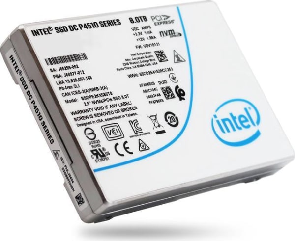 Intel P4510 8TB U.2 NVMe SSD P/N: SSDPE2KX080T8OT8 1