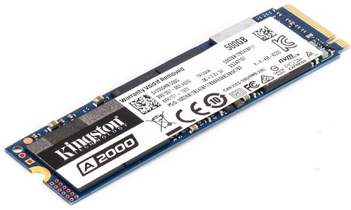 Kingston A2000 500GB M.2 NVMe PCle SFF 1