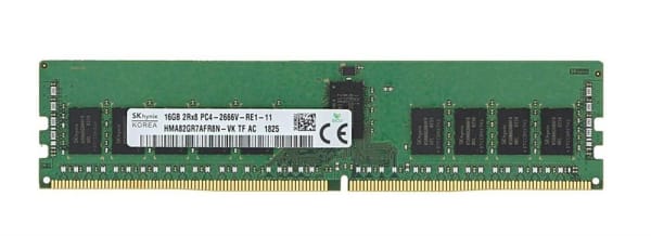 SK Hynix 16GB DDR4 2666MHz 2666V ECC Reg. - P/N: HMA82GR7AFR8N-VK 1