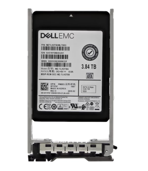 Samsung PM883 3.84TB SATA 6Gbps SFF / Dell 0FYP5F 1