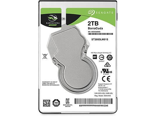 Seagate BarraCuda 2TB 5.4k SATA 6G 2,5 inch 1