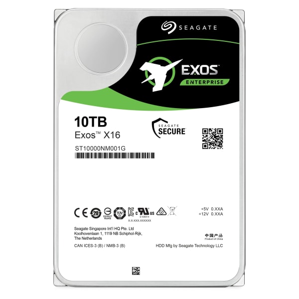 Seagate  Exos X16 NEW 10TB  SATA 6Gbps 3,5" LFF 2