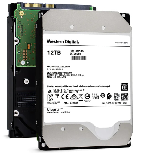 WD DC HC520 NEW 12TB SATA  6Gbps 3,5" LFF 2