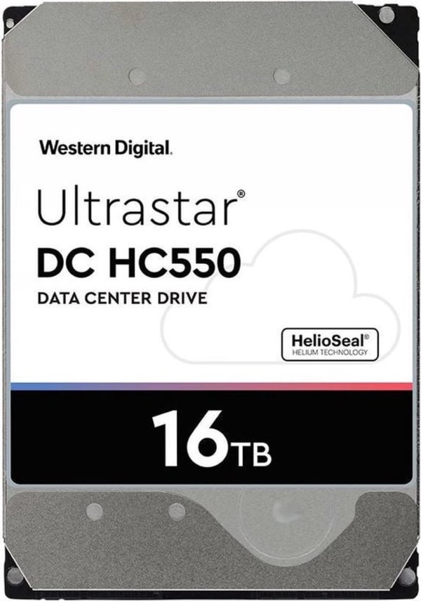 WD DC HC550 16TB SAS 12Gbps 3,5" LFF 1
