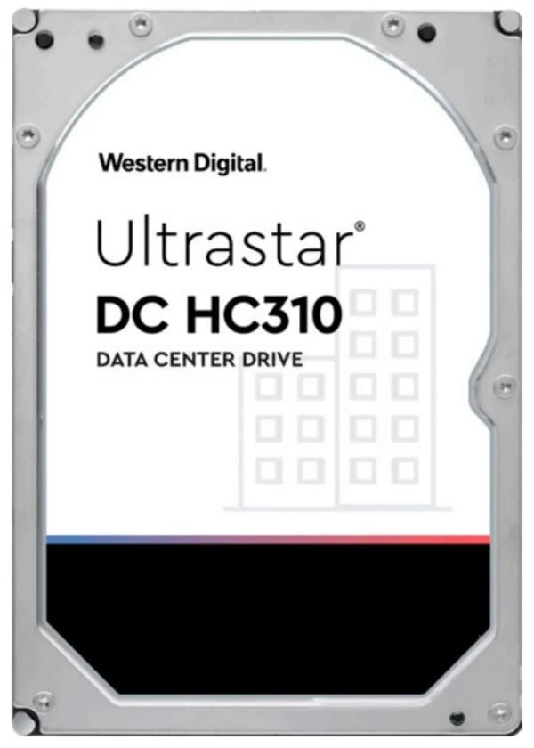 WD Ultrastar DC HC310 6TB SATA 7.2K 6Gbps 3,5" LFF 1